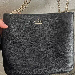 SOLD Kate Spade New York Convertible Crossbody Shoulder Leather Bag Black
